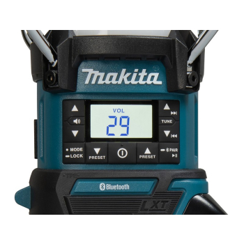 ODBIORNIK RADIOWY Z LAMPĄ I LATARKĄ 18V FM BLUETOOTH USB