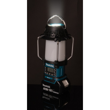 ODBIORNIK RADIOWY Z LAMPĄ I LATARKĄ 18V FM BLUETOOTH USB