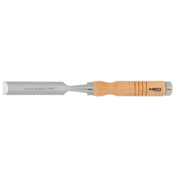 ZESTAW DŁUT 4SZT. (6,12,18,24MM), DREWNIANY UCHWYT