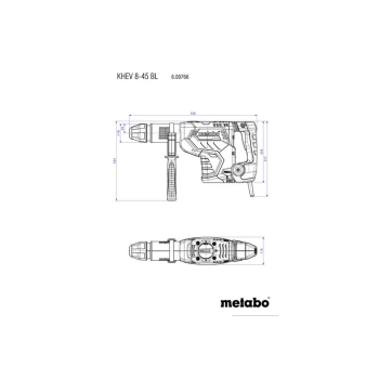 MŁOT UDAROWY OBROTOWY SDS-MAX KHEV 8-45 BL