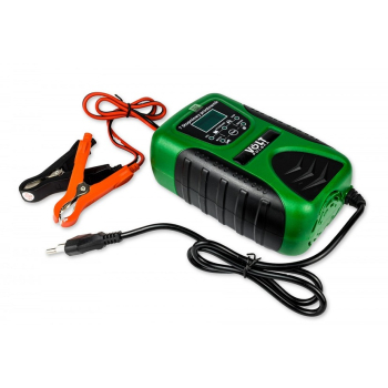 PROSTOWNIK AUTOMATYCZNY Z LCD 12V 8A  COMPACT GREEN