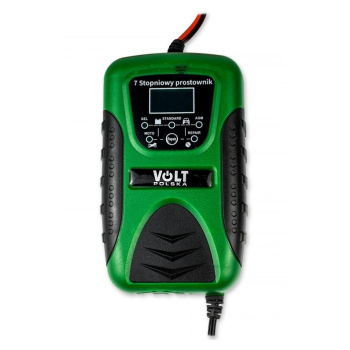 PROSTOWNIK AUTOMATYCZNY Z LCD 12V 8A  COMPACT GREEN