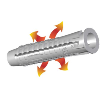 KOŁEK UNIWERSALNY Z KOŁNIERZEM NYLON TYP XUP 8*40/5*50MM