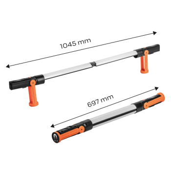 LAMPA WARSZTATOWA AKUMULATOROWA 2X350 LM ROZKŁADANA SMD